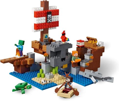 LEGO Minecraft The Pirate Ship Adventure 21152 Building Kit (386 Pieces) in Saudi Arabia