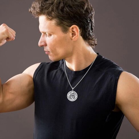 قلادة سانت 925 من الفضة الاسترليني St تميمة الراعي الديني مجوهرات للرجال والنساء in Kuwait