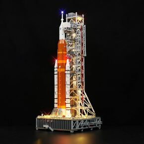 LED Lighting Kit for Lego NASA Artemis Space Launch System Set, LED Light Compatible with Lego 10341 Building Block Models (Remote Control Version)