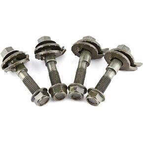 Camber Front,Car Adjustable Cam,4pcs 14mm Vehicles Steel Four Wheel Alignment Adjustable Camber Kit Cam Wheel Alignment Cam Green Camber Kit for 2009