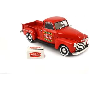 Coca-Cola 1/43 1953 Chevy Pickup with Metal Cooler, Collectible