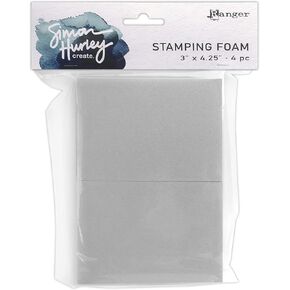 Simon Hurley Create. Stamping Foam 3"X4.25" 4/Pkg-