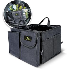 ATJ-CTSO-BLK Collapsible Auto Storage Organizer w/ Anchor Straps and Togle Fasteners for Hold Security, Adjustable Strap, Rip Resistant , Black in Kuwait