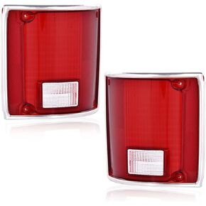 CHEDA Tail Light Brake Lamp Compatible with 2014 2015 2016 2017 2018 Chevy Silverado 1500/2015-2018 Chevy Silverado 2500 HD 3500 HD (left+right(black lens))