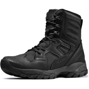 CQR Men's Military Tactical Boots, Lightweight 6 Inches Combat Boots, Durable EDC Outdoor Work Boots
