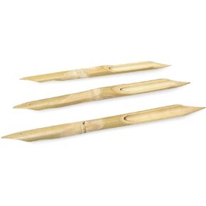 RLECS 3pcs Bamboo Pen Polymer Ceramic Shaping Tools DIY Pottery Ceramics Clay Sculpture Carving Tool