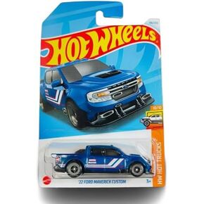 Hot Wheels 22 Ford Maverick Custom, Blue, HW Hot Trucks 10/10