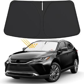 Car Windshield Sun Shade - Motomate Custom for Chrysler 300 2011-2024 [4 Layers Nano Coating] with Storage Pouch Foldable Car Sun Visor for UV Rays and Sun Heat Protection Accessories Upgrade