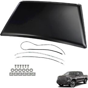 Matte Black Hood Scoop Vent Bulge Front Upper Replacement for 2014-2021 Tundra 7618134900 76183-34010