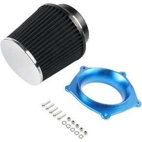 Airbox Intake Kit Compatible with Yamaha YFZ 450 2007 2008 2009 2012 2013, YFZ450R 2009-2019 2020 2021 2022 2023 2024, YFZ450R SE 2009-2023, See Fitments Blue