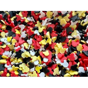 SBN Craft Supplies 50 جرام 5 مم شخصية النادي تحت عنوان رش الماوس شريحة فيمو رش وهمية رشات طين بوليمر مثالية لتزيين الطعام المزيف DIY in Kuwait