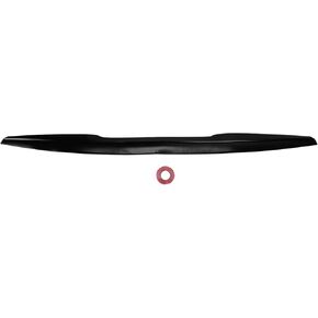 Ejoyous Universal Car Rear Trunk Spoiler, Rear Roof Trunk Spoiler Lip Tail Wing Rubber Glossy Black Anti UV Universal for Car