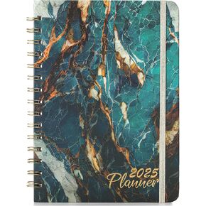 Mr. Pen- 2025 Planner, 6.4"x8.5", Marble Blue, 2025 Planner Weekly and Monthly, 2025 Weekly Planner 2025, 2025 Monthly Planner 2025 Calendar Monthly Planner 2025, 2025 Calendar Planner 2025