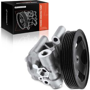 A-Premium Power Steering Pump, with Pulley, Compatible with Mercury Milan 2006-2009, Ford Fusion 2006-2009, Lincoln Zephyr 2006-2006, V6 3.0L, Replace # 6E5Z3A696AA