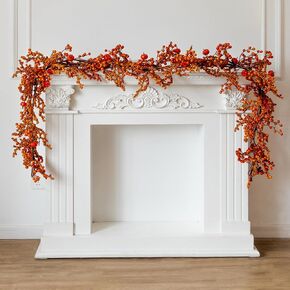 MISSPIN 6FT Black Maples Leaf Garland, Halloween Garland Fall Leaf Garland Artificial Hanging Black Maple Autumn Vine Leaf Fall Decor Black Maple Garland Black Leaf Thanksgiving Halloween Home Decor