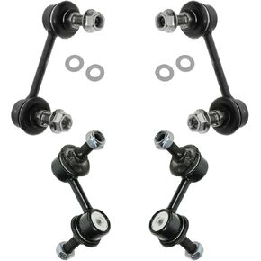 TRQ Front & Rear Sway Bar Stabilizer Link Set Compatible with 2005-2009 Subaru Legacy Outback