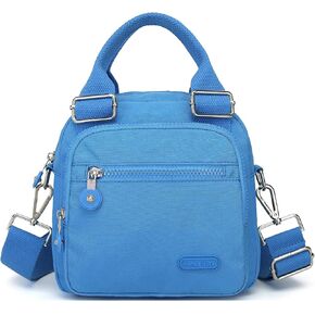 Crossbody Purses for Women Medium Pocketbooks Lightweight Ladies Satchel Bag Multi Pocket Shoulder Handbag