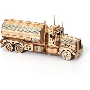 3D Wooden Puzzles for Adults, DIY Puzzle Model Kits for Adults, 267 Pieces Wooden Models for Adults to Build, Home Décor Perfect Birthday Christmas Souvenir Gift, Country Villa