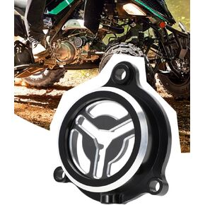 ATV Oil Filter Cover Cleaner Cap Guard For Raptor 700 2006-2025, Raptor 700R 2009-2025 ATV Dirt Bike, BLACK Visual Ver