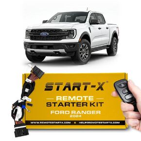 Start-X Plug N Play Remote Starter Kit for Ford Ranger (2024), Push to Start/Standard Key Start