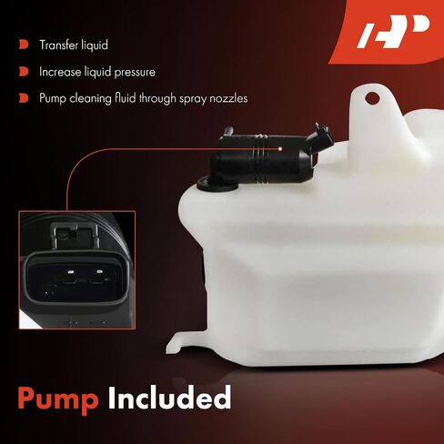 A-Premium Windshield Washer Reservoir Compatible with Select Honda Models - Civic 2012 2013 2014 2015, with (Cap/Washer Pump/Hose/Filler Neck/Bracket) - Replace# 76841TR3A01 in Saudi Arabia
