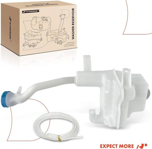 A-Premium Windshield Washer Reservoir Compatible with Select Honda Models - Civic 2012 2013 2014 2015, with (Cap/Washer Pump/Hose/Filler Neck/Bracket) - Replace# 76841TR3A01 in Saudi Arabia