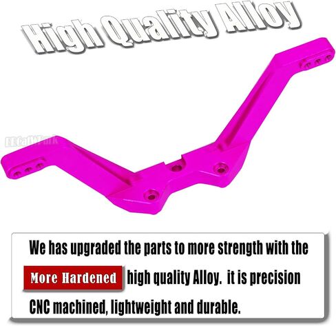 Aluminum Front Shock Vertical Relocator Upgrades Part for 1/10 Drag Slash 1967/Chevrolet C10/Slash 2wd lcg,RC Front Shock Vertical Relocator Hops up,Pink in Kuwait
