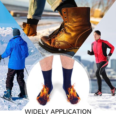 12 Pairs Thin Merino Wool Dress Socks Lightweight Merino Wool Trouser Socks Winter Warm Thin Wool Socks for Men Women in Saudi Arabia