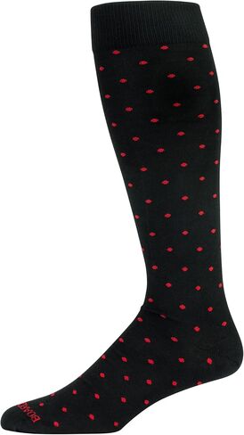 Cotton Patterned Over the Calf Dress Socks, Knee High Men’s Dress Socks, Made in USA by Boardroom Socks in Kuwait