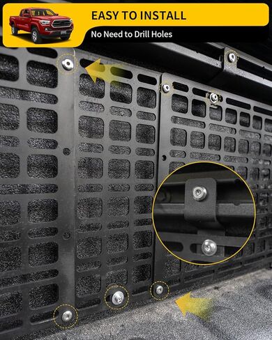 لوحة مولي للسرير الأمامي متوافقة مع 2019-2024 Jeep Gladiator JT Truck Bed Panel الخلفية رف تخزين البضائع 2023 ملحقات المصارع in Kuwait