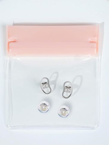 Earring Backs for Droopy Ears, Adjustable Heavy Earrings Lifters Backs, 8 Pairs (2 Silver+1 Gold+1 Silicone) in Kuwait