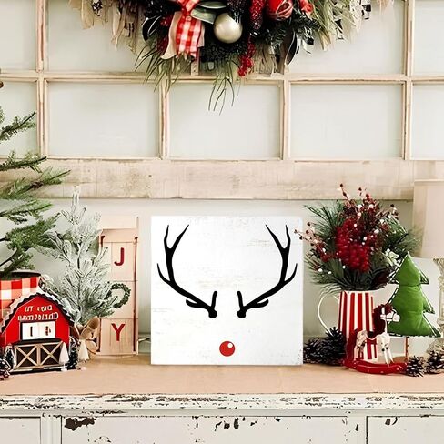 Mtrgdn Merry Christmas Sign، علامة عيد الميلاد الوردية، زينة شجرة عيد الميلاد الوردية، لوحة خشبية لشجرة عيد الميلاد، علامات عيد الميلاد للديكور المنزلي، علامة عيد ميلاد سعيد للطاولة in Kuwait