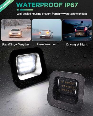 ضوء لوحة ترخيص LED لشاحنة بيك اب 2003-2018 دودج رام 1500 2500 3500، مصباح علامة مصد خلفي بعدسة مدخنة، 6000 ك أبيض in Kuwait