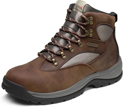 NORTIV 8 Steel Toe Work Boots for Men Waterproof Slip Resistant Safety Construction Boots in Kuwait