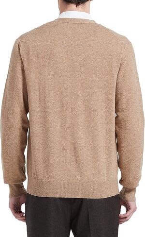 Kallspin Men’s Cardigan Sweater Cashmere Wool Blend V Neck Buttons Cardigan with Pockets in Kuwait