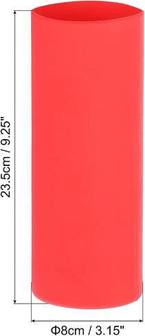 PATIKIL Silicone Sublimation Tumblers Sleeve, 2 Pcs Heat Resistant Seamless Tumblers Wrap for 30 Oz Skinny Sublimation Blank Cups, Pink in Saudi Arabia