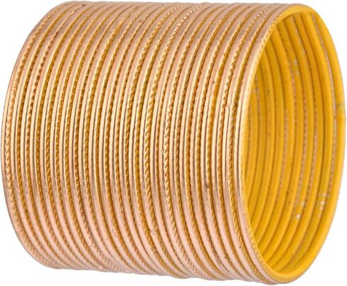 Efulgenz Indian Bangle Set Plain Matte Finish Metal Bangles for Women Two Dozen Wedding Bangles Set Plain Alloy Bangles Bollywood Bracelets Bridal Bangle Set for Women in Saudi Arabia