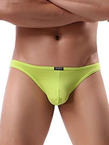 IKINGSKY Men's Cheeky Underwear Mens Bikini Panties Sexy Branzilian Back Briefs in Kuwait