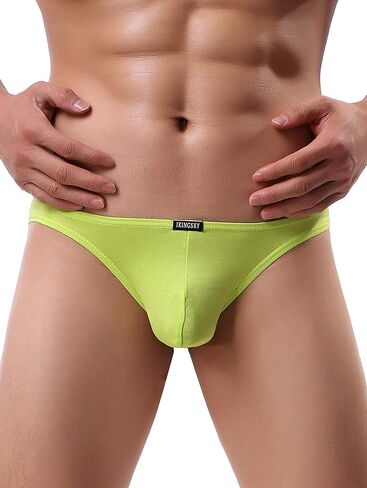 IKINGSKY Men's Cheeky Underwear Mens Bikini Panties Sexy Branzilian Back Briefs in Kuwait