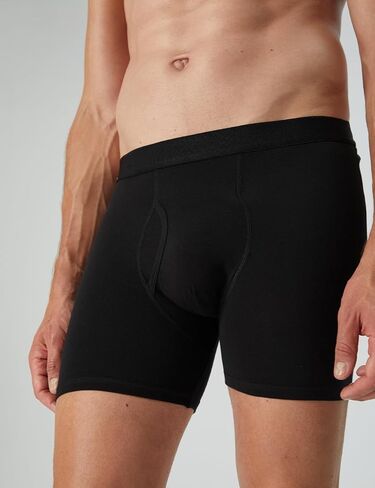 Natural Feelings Boxer Briefs Mens Underwear Men Pack Soft Cotton Open Fly Underwear in Kuwait