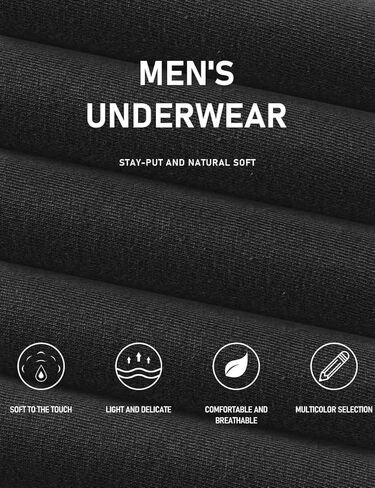 Natural Feelings Boxer Briefs Mens Underwear Men Pack Soft Cotton Open Fly Underwear in Kuwait