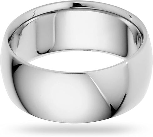 Classic 8mm SOLID GOLD Wedding Band Rings, Comfort Fit in 10K and 14K Yellow Gold, White Gold or Rose Gold in Kuwait