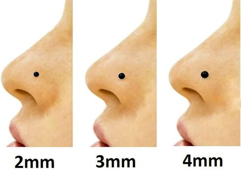 DesignedDazzle Small 2mm Height Magnetic Nose Stud in Kuwait