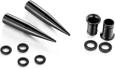 vcmart 14G-00G 36 قطعة مقاييس الأذن تمتد عدة التناقص التدريجي المقابس الثقوب زرع الصف الصلب in Kuwait