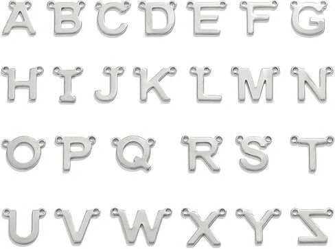 MYAROMA FINDINGS 26pcs Alphabet Letter Charms in Saudi Arabia