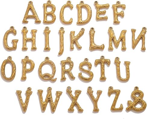 MYAROMA FINDINGS 26pcs Alphabet Letter Charms in Saudi Arabia