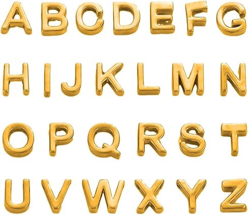 MYAROMA FINDINGS 26pcs Alphabet Letter Charms in Saudi Arabia