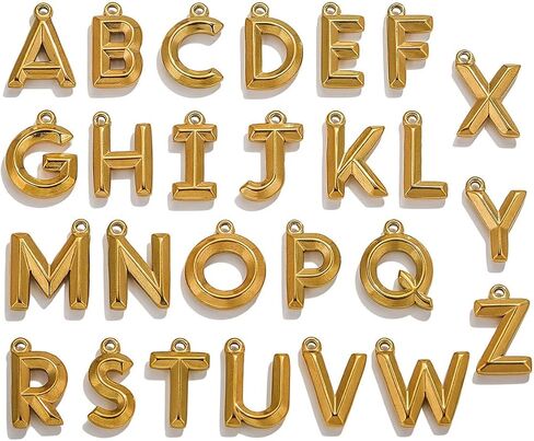 MYAROMA FINDINGS 26pcs Alphabet Letter Charms in Saudi Arabia