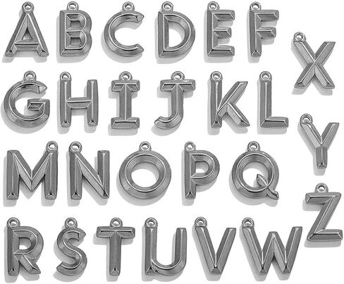 MYAROMA FINDINGS 26pcs Alphabet Letter Charms in Saudi Arabia