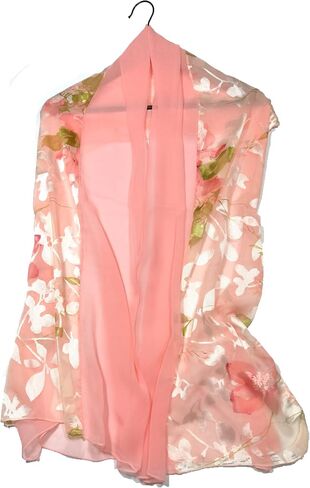Shanlin Floral Silk Feel Shawl Evening Wrap in Gift Box in Kuwait